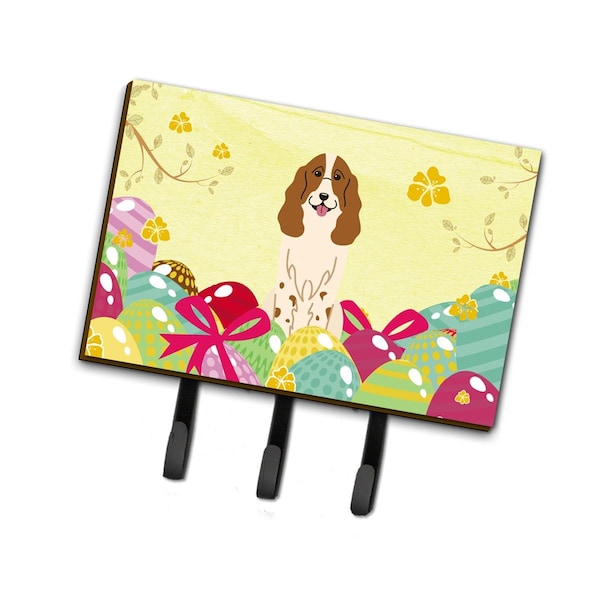 Carolines Treasures Easter Eggs Russian Spaniel Leash or Key Holder BB6031TH68 - main